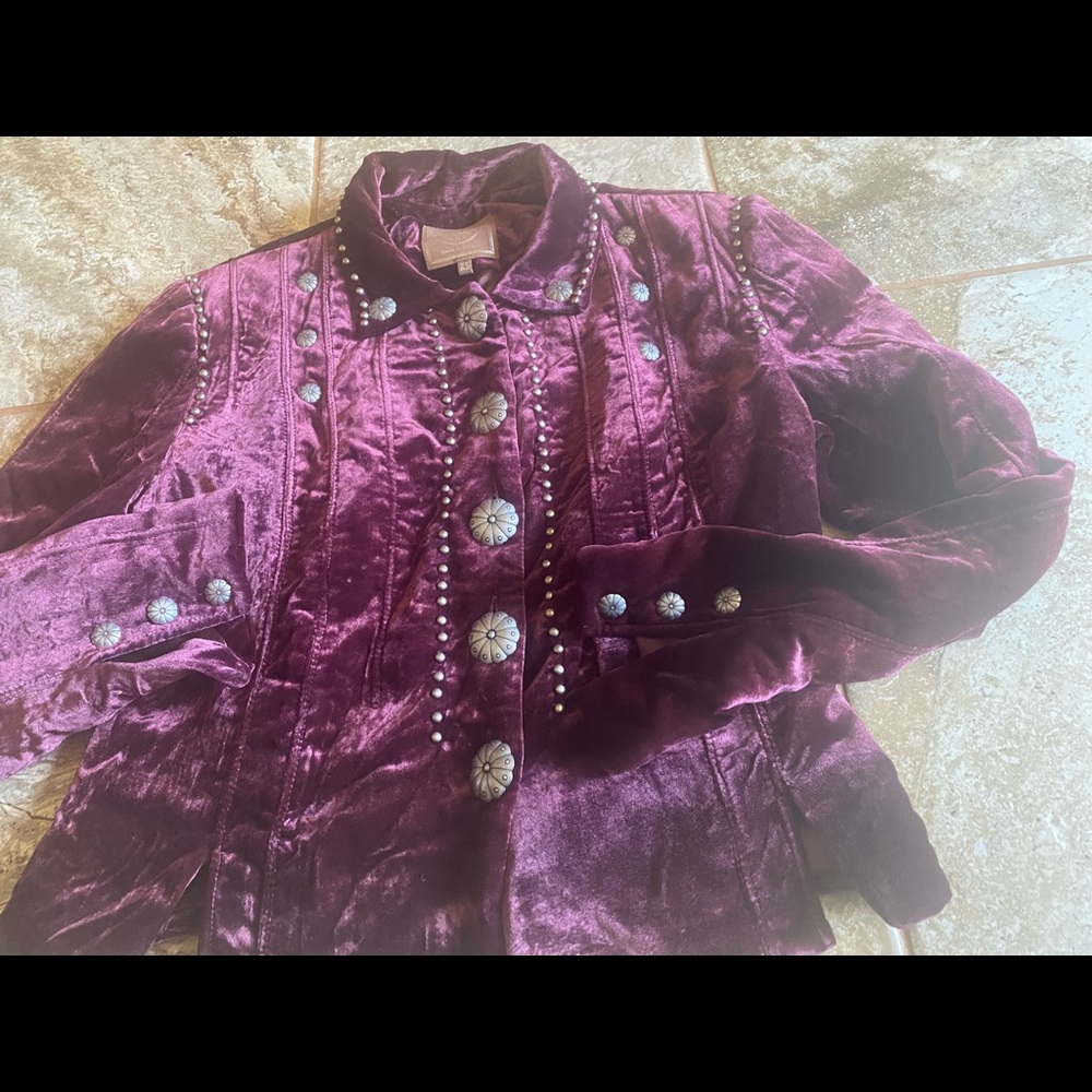 Double D Ranch velvet jacket